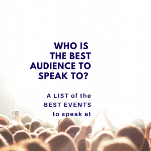 best events to speak at