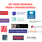 Bookings from Speakers Bureaus
