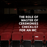 MC Checklist for Master of Ceremonies