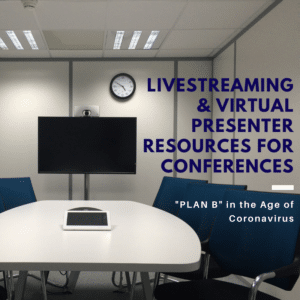 Livestreaming Resources Virtual Conferences